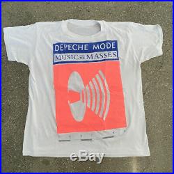 80s Vintage DEPECHE MODE tour shirt bauhaus clash black flag nirvana thin 90s
