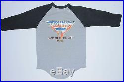 80s Vintage Triumph Thunder World Tour 1985 Concert Tee T Shirt Size M medium