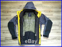 90s Berghaus Mera Peak Gore-Tex Men's Jacket S RRP£389 Grey Waterproof Vintage