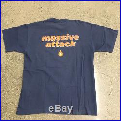 90s Vintage Massive Attack shirt bjork aphex twin underworld rave hiphop 2pac