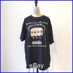 90s Vintage ORG MARILYN MANSON beLIEve shirt Charles goth industrial nirvana