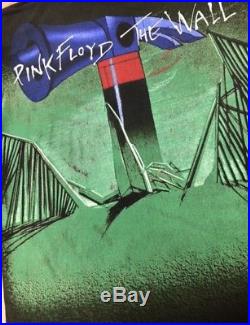 90s XL Pink Floyd The Wall All Over Print T Shirt Winterland 1994 93 Tour Hammer