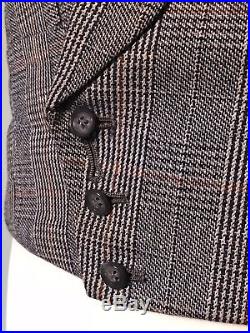 ARC 520 bespoke double breasted peak lapel waistcoat size 38 40