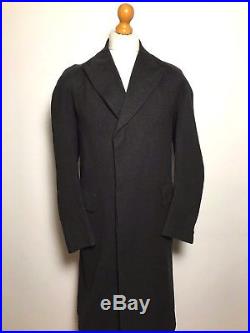 ARC 945 Edwardian 1920’s peak lapel Raglan overcoat coat size 40