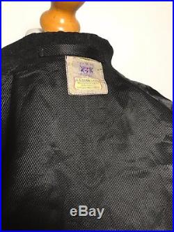 ARC 945 Edwardian 1920's peak lapel Raglan overcoat coat size 40