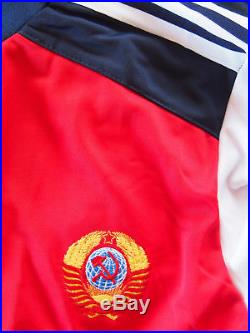 Adidas USSR CCCP vintage Soviet Union Russia track suit 80 olympics uniform mens
