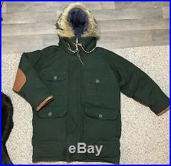 Alyeska Pipeline Arctic Clothing Goose Down Parka Coat Men's Large Vintage
