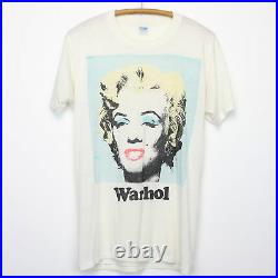 Andy Warhol Shirt Vintage tshirt 1980s Marilyn Monroe Portrait Hollywood Art