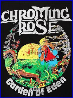 Authentic Vintage Chroming Rose Garden Of Eden Tour 1991 Large Free Shipping