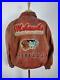Avirex Vtg Mohawks Varsity Baseball Leather Jacket Size XLarge