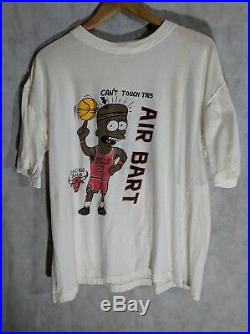 Bart Simpson Bootleg Vintage Michael Jordan T Shirt Size XL