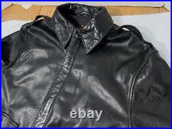 Beautiful Vintage Usa Avirex Kid Soft Leather A-2 Flight Jacket Men'S 38 Nice