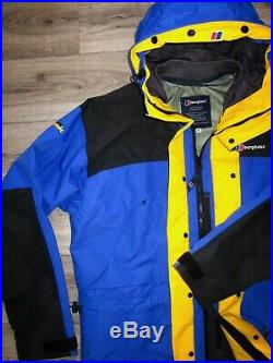 Berghaus Mera Peak Gore-Tex Men's Jacket XL RRP£389 Vintage Blue Waterproof