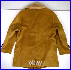 Big Pocket Corduroy VTG Grunge Coat M/L 42-44 Fur Collar 60s K Cobain Aesthetic