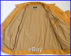 Billy Martin Jacket Men's XL Nubuck Leather Vintage 90's Western Jean Jacket USA