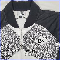 British Knights Track Jacket Vintage 90s Streetwear Top Med Zip HipHop Rap Black