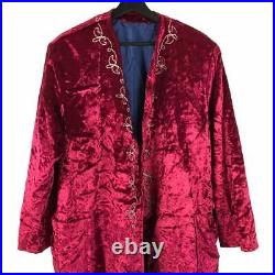 C1950 Silk Velvet Souvenir Russian Robe