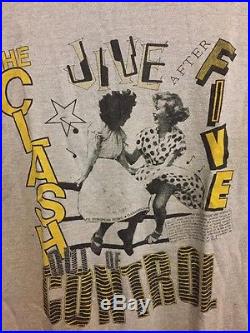 CLASH Out Of Control T Shirt (Original Vintage From 1984 Tour)