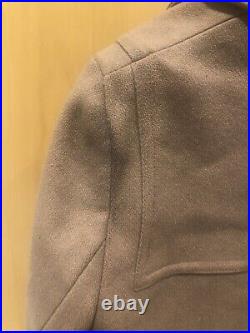 CROYDON Vintage Wool Blend Duffel Toggle Button Coat, Wool lined