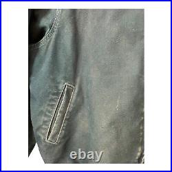 Carhartt Mens Vintage Santa Fe Jacket XL Green Brown Corduroy Collar J14 DTL USA