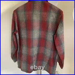 Chippewa 1950 m Indian Plaid wool Field Hunting Coat Jacket Flannel Vintage