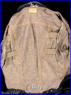 Collectible Vintage 1960's Collectible Wrangler 24MJZ Denim Jacket Size Large