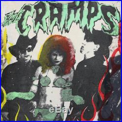 Cramps Shirt Vintage tshirt 1980s Mosquitohead All Over Print tee Punk Rock Band