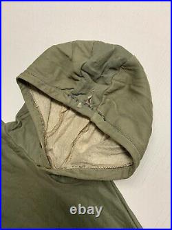Crazy Rare 1940s Insulated Hooded Sweatshirt Medium VINTAGE