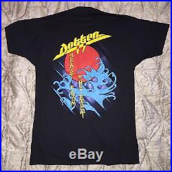 DOKKEN Vintage Screen Stars Shirt Metallica Iron Maiden Motley Crue Ratt Kix UFO