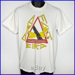 Def Leppard Ded Flatbird T Shirt Vintage 90s 1990 First RARE LIMITED USA Large