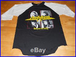 Dokken vintage original concert t shirt 1987 Back for the Attack tour 3/4 sleeve