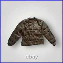 Eddie Bauer Goose Down Puffer Coat M Quilted Jacket 0293 Made USA