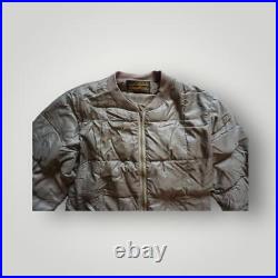 Eddie Bauer Goose Down Puffer Coat M Quilted Jacket 0293 Made USA