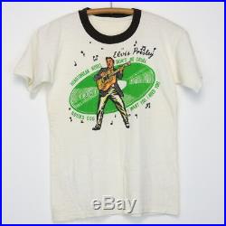 Elvis Presley Shirt Vintage tshirt 1956 The King of Rock N Roll Heartbreak Hotel