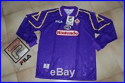 Fila Fiorentina Shirt 1997 1998 New Deadstock Vintage 90's Nintendo Football