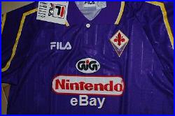 Fila Fiorentina Shirt 1997 1998 New Deadstock Vintage 90's Nintendo Football