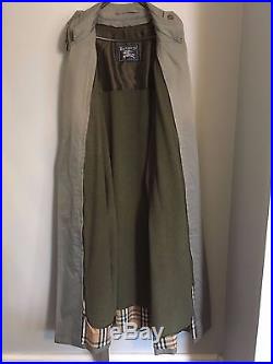 Genuine Vintage Burberrys Prorsum Men's Gabardine Trenchcoat with Wool Lining 42
