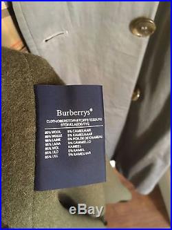 Genuine Vintage Burberrys Prorsum Men's Gabardine Trenchcoat with Wool Lining 42