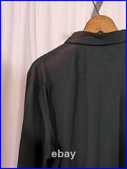 Glover Vintage 40s Dark Green Gabardine Double Pocket Uniform Jacket USA Union L