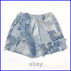 Gotofree 24ss Gd Denim Dept Shorts Vintage Broken Summer Shorts