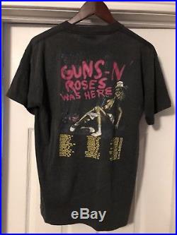 Guns N Roses Concert T-shirt Vintage 1987 Appetite For Destruction RARE