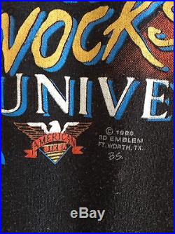 Harley Davidson Vtg 1986 3D Emblem Hawg T Shirt Sz L Hog T Biker Rock T Thin
