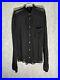 Helmut Lang Archive Transparent See Through Black Button Up Shirt Italy Vintage