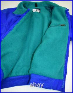 Hiking Jacket VTG 80s Lands End Blue Gore-Tex Mountain Fleece Line L/XL Made USA