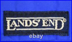 Hiking Jacket VTG 80s Lands End Blue Gore-Tex Mountain Fleece Line L/XL Made USA