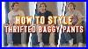 How To Style Baggy Pants Vintage Streetwear Lookbook Men S Fashion