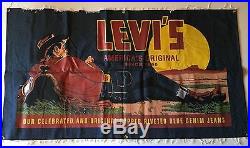 Huge LEVI’S Denim Jeans Promotional Advertising Banner
