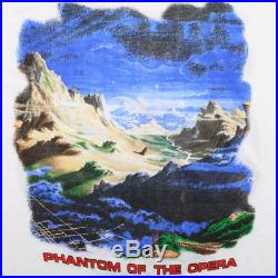 Iron Maiden Shirt Vintage tshirt 1986 Phantom Of The Opera Rock Heavy Metal