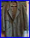 Italian Vintage MAESTRAMI Coat Deep V-Neck 100% Wool Tweed DESIGNER Italy EUC