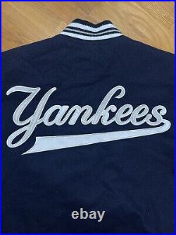 Jeff Hamilton New York Yankees Vintage Reversible Wool Jacket